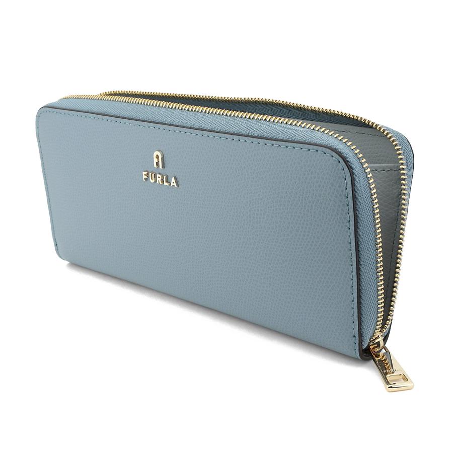 並行輸入 フルラ 長財布(ラウンドファスナー) FURLA カメリア WP00313 ARE000 2506S 1 007レディース ブルーグレー 青 | FURLA | 03