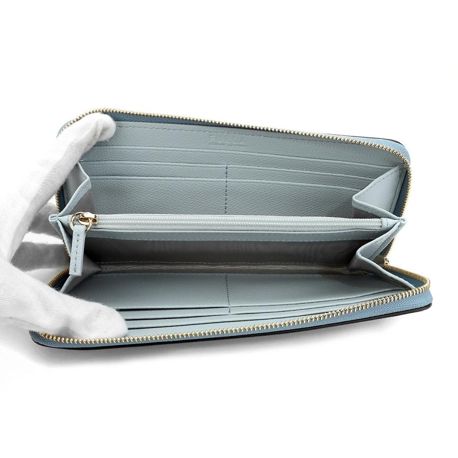 並行輸入 フルラ 長財布(ラウンドファスナー) FURLA カメリア WP00313 ARE000 2506S 1 007レディース ブルーグレー 青 | FURLA | 04