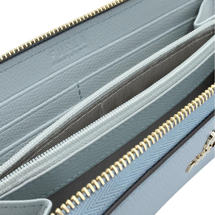 並行輸入 フルラ 長財布(ラウンドファスナー) FURLA カメリア WP00313 ARE000 2506S 1 007レディース ブルーグレー 青 | FURLA | 05