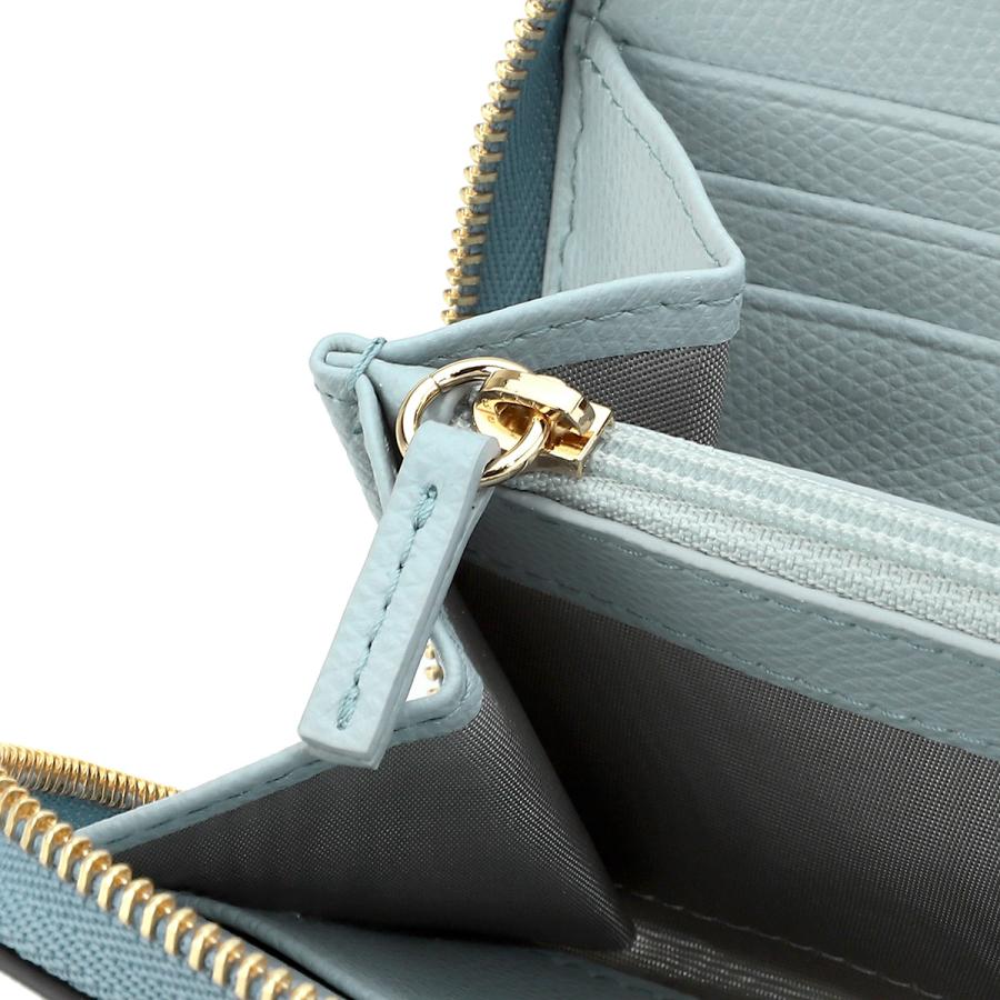 並行輸入 フルラ 長財布(ラウンドファスナー) FURLA カメリア WP00313 ARE000 2506S 1 007レディース ブルーグレー 青 | FURLA | 06