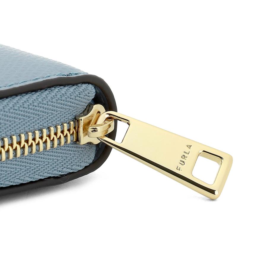 並行輸入 フルラ 長財布(ラウンドファスナー) FURLA カメリア WP00313 ARE000 2506S 1 007レディース ブルーグレー 青 | FURLA | 07