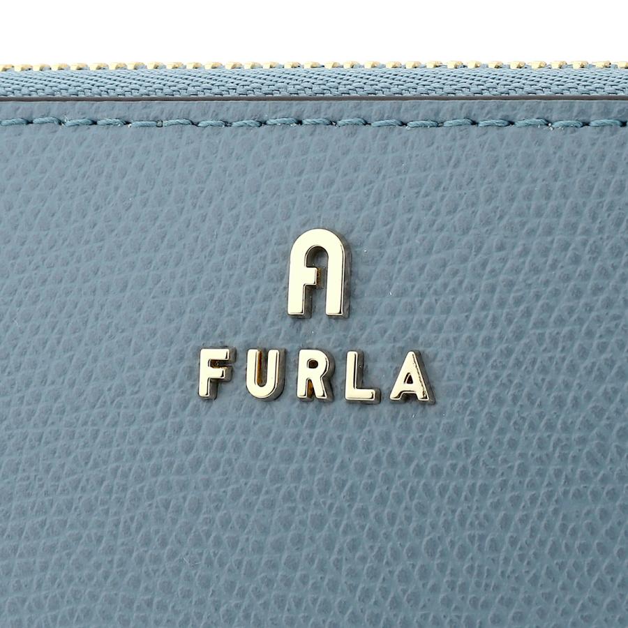 並行輸入 フルラ 長財布(ラウンドファスナー) FURLA カメリア WP00313 ARE000 2506S 1 007レディース ブルーグレー 青 | FURLA | 08