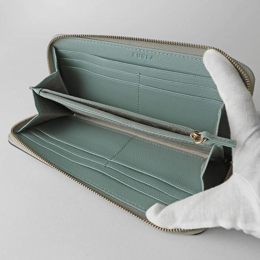 並行輸入 フルラ 長財布(ラウンドファスナー) FURLA カメリア WP00313 ARE000 4060S 1 007レディース グレー 灰色 | FURLA | 04