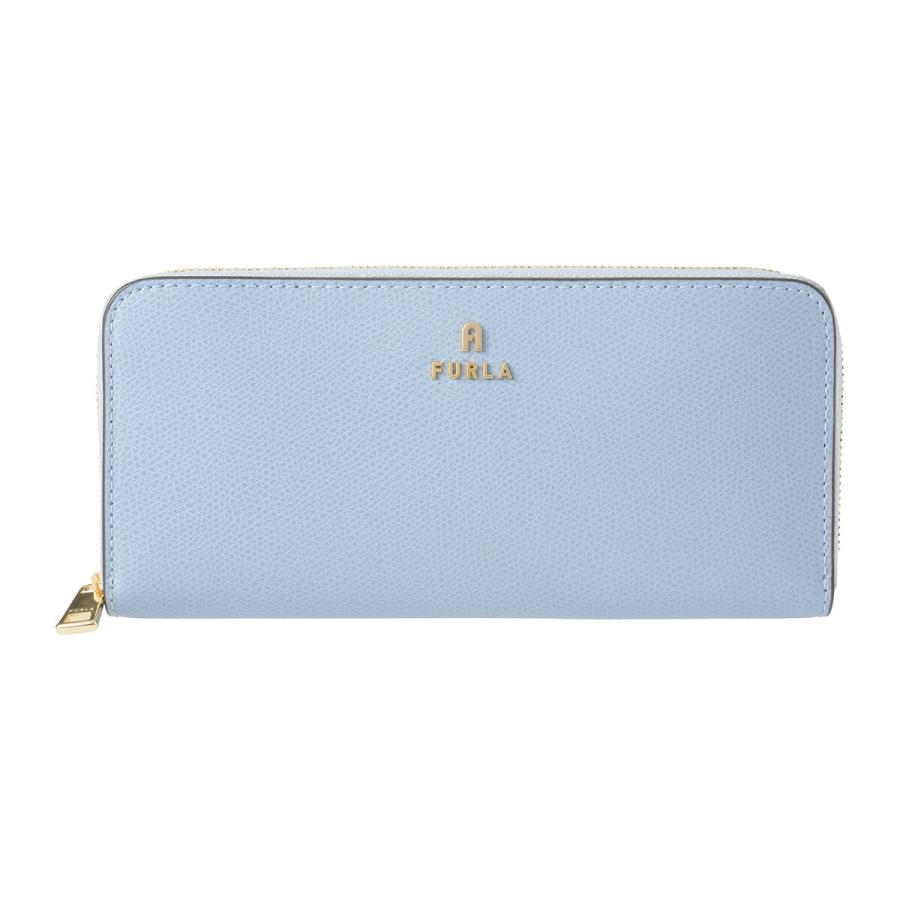 並行輸入 フルラ 長財布(ラウンドファスナー) FURLA カメリア WP00313 ARE000 3593S 1 007レディース ライトブルー 水色 | FURLA