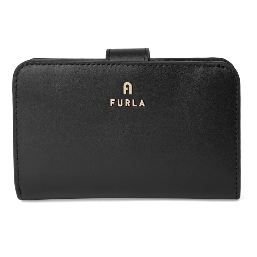 並行輸入 フルラ 2つ折り財布 FURLA カメリア WP00314 AX0733 O6000 1 007 77レディース ブラック 黒 | FURLA