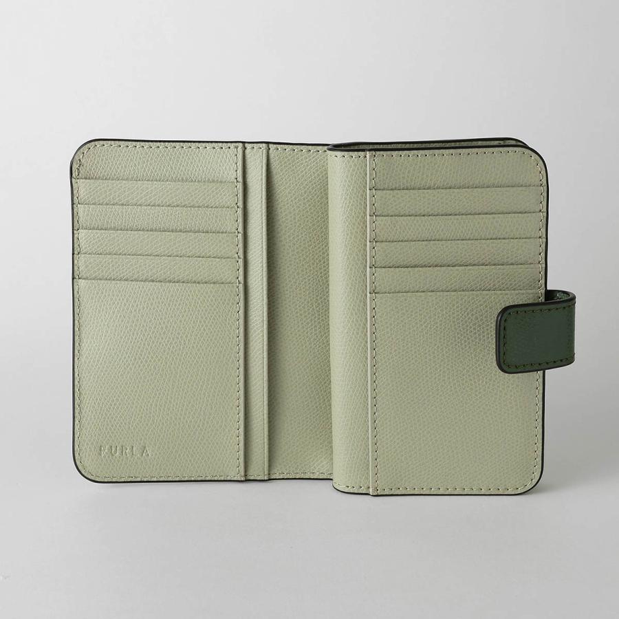 並行輸入 フルラ 2つ折り財布 FURLA カメリア WP00314 ARE000 4059S 1 007レディース グリーン 緑 | FURLA | 04