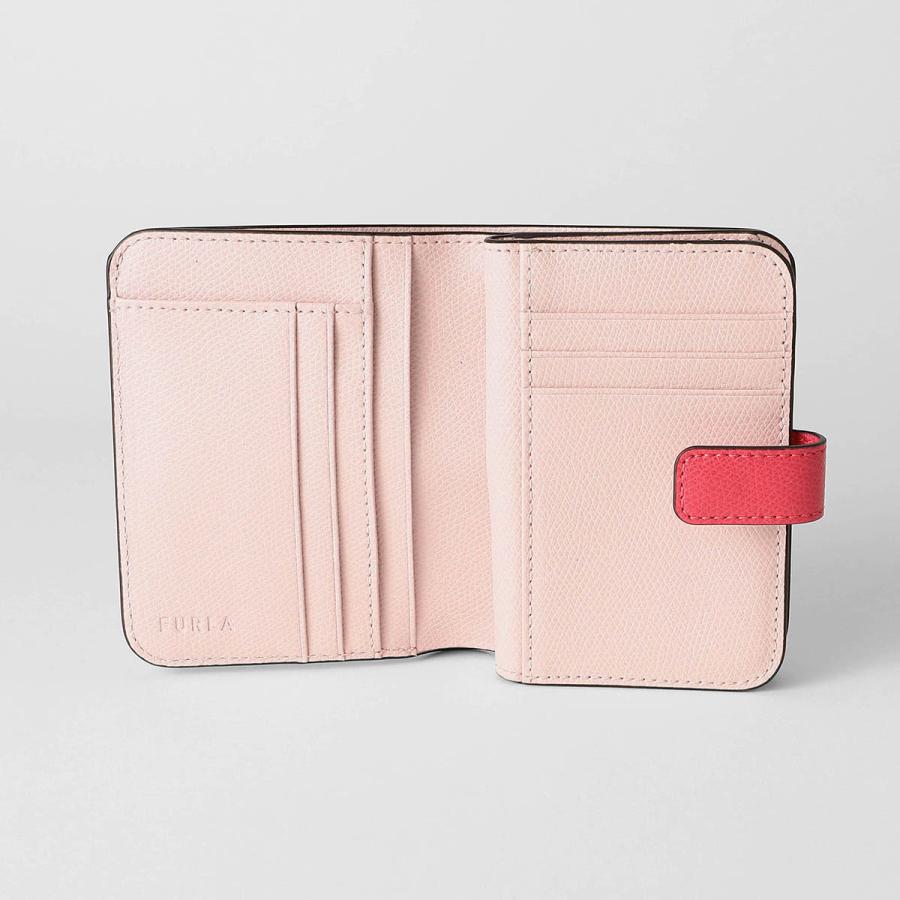 並行輸入 フルラ 2つ折り財布 FURLA カメリア WP00315 ARE000 4504S 1 007 レディース ピンク | FURLA | 04