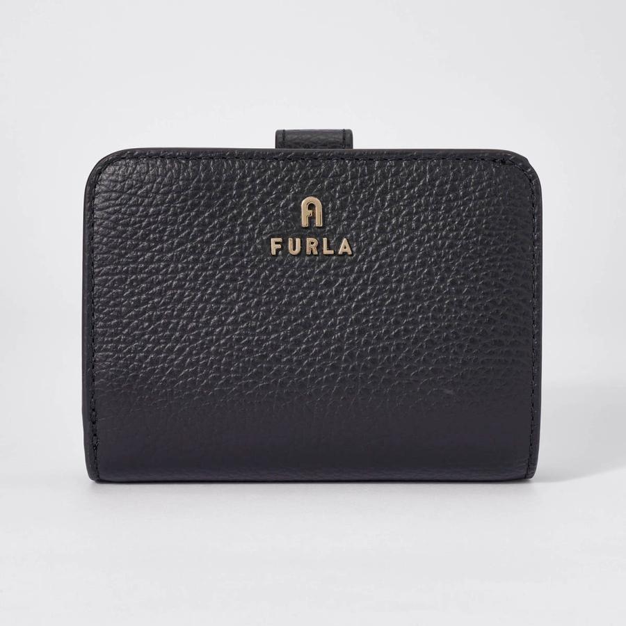 並行輸入 フルラ 2つ折り財布 FURLA カメリア WP00315 HSF000 O6000 レディース ブラック 黒 | FURLA