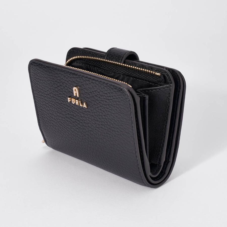 並行輸入 フルラ 2つ折り財布 FURLA カメリア WP00315 HSF000 O6000 レディース ブラック 黒 | FURLA | 03