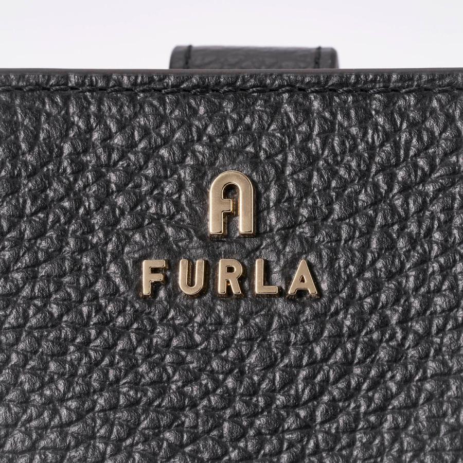 並行輸入 フルラ 2つ折り財布 FURLA カメリア WP00315 HSF000 O6000 レディース ブラック 黒 | FURLA | 07