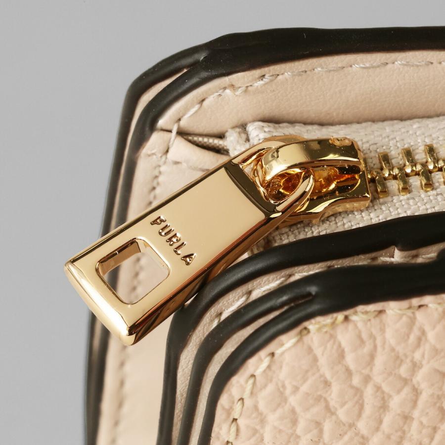 並行輸入 フルラ 2つ折り財布 FURLA カメリア WP00315 BX4433 4782S 9 001 レディース ベージュ | FURLA | 07