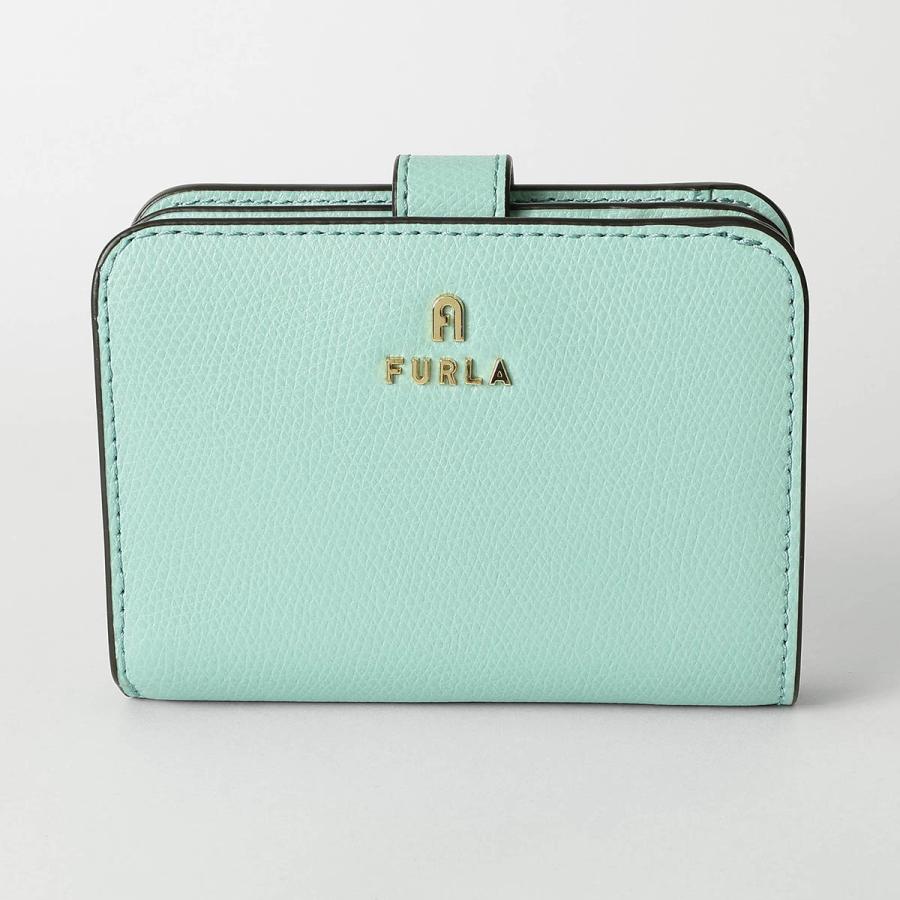 並行輸入 フルラ 2つ折り財布 FURLA カメリア WP00315 ARE000 AQ000 1 007レディース ライトブルー 水色 | FURLA