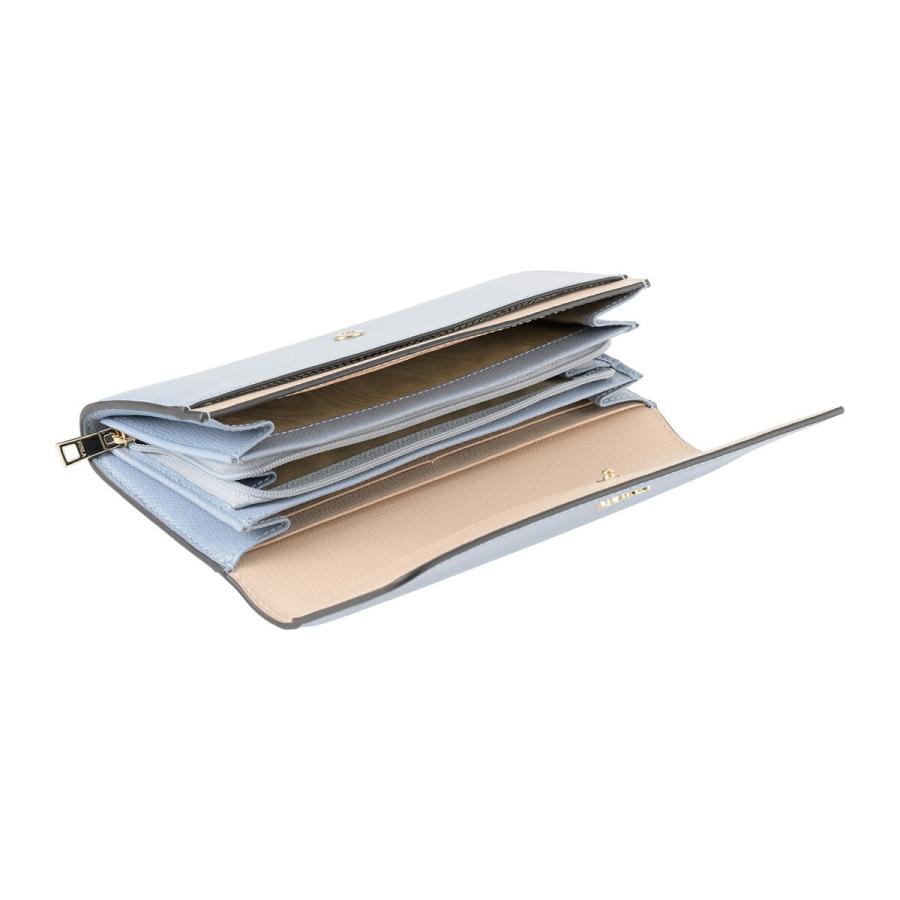 【新品未使用】FURLA カメリア 長財布 水色 FURLA 並行輸入 フルラ 長財布(ラウンドファスナー) カメリア