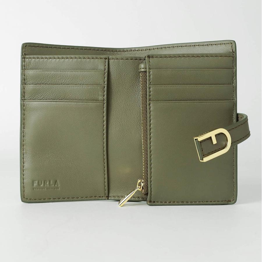 並行輸入 フルラ 2つ折り財布 FURLA フロー WP00401 BX2045 2810S 1 007レディース カーキグリーン | FURLA | 04