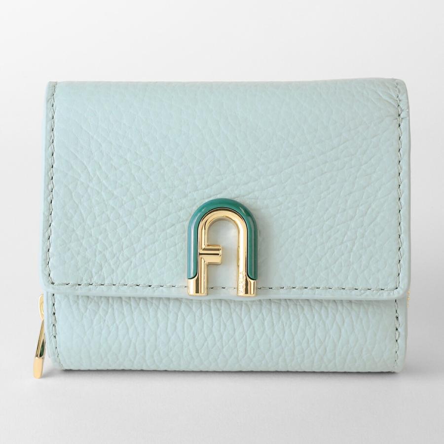 FURLA フルラ 三つ折り財布 小銭入付き WP00590 HSF000 4568Ｓ FURLA IDEA イデア レディース ブルー FURLA（フルラ） 三つ折り財布 小銭入付き WP00564 ARE000 4555S