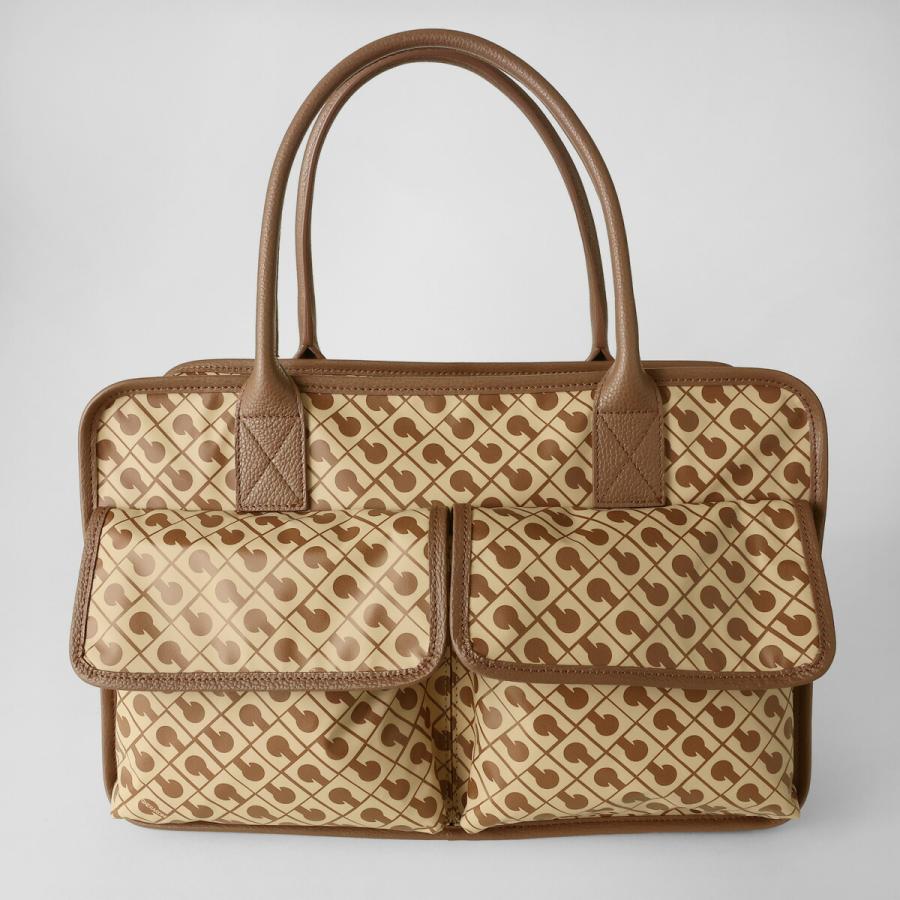 並行輸入 ゲラルディーニ ハンドバッグ ソフティ GH0202 TABACCO/BURRO | GHERARDINI