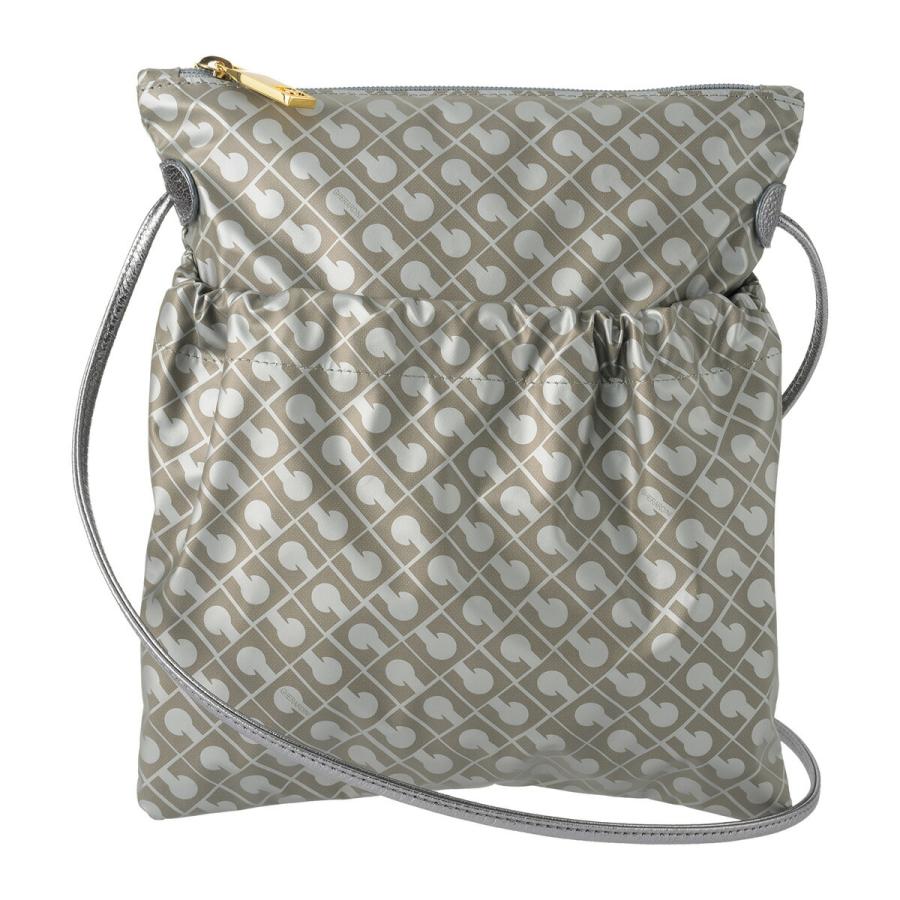 タグ付き未使用✨ゲラルディーニ ソフティ ショルダーバッグ モノグラム シルバー 美品】ゲラルディーニ ショルダーバッグ ソフティ ロゴ