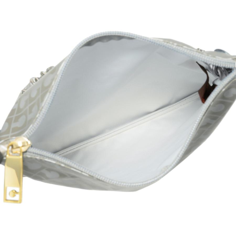 タグ付き未使用✨ゲラルディーニ ソフティ ショルダーバッグ モノグラム シルバー 美品】ゲラルディーニ ショルダーバッグ ソフティ ロゴ