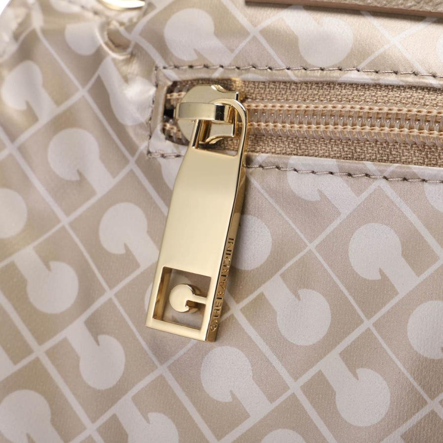 ✨美品✨ゲラルディーニ 2way リュック ハンドバッグ ベージュ 総柄 軽量 GHERARDINI（ゲラルディーニ） 並行輸入 リュックサック ソフティ