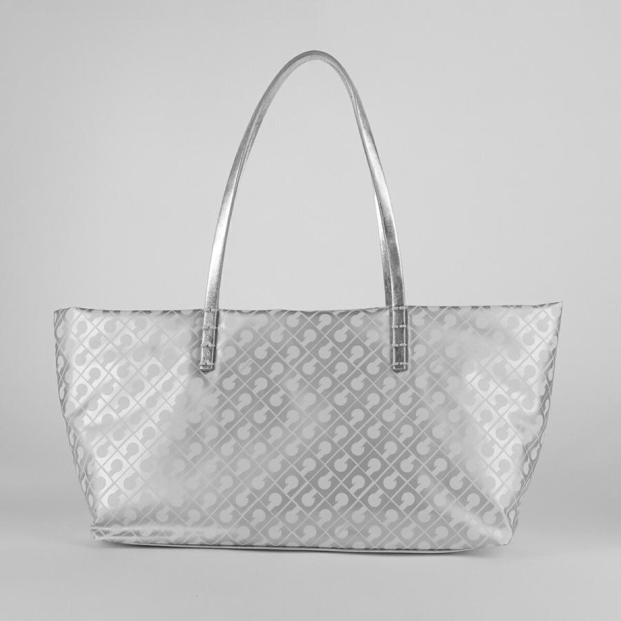 美品GHERARDINI トートバッグ 2点セット シルバー GHERARDINI（ゲラルディーニ） 並行輸入 トートバッグ ソフティ
