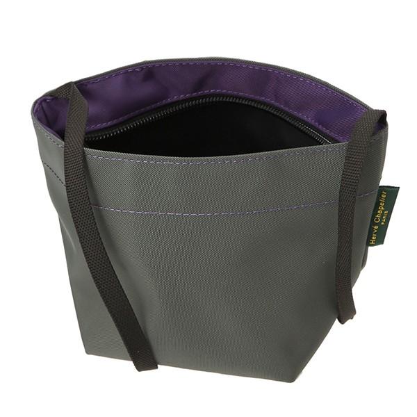 並行輸入 エルベ シャプリエ ショルダーバッグ 舟型ショルダーバッグXS 1927N 0372 グレー/パープル 爆買 | Herve Chapelier | 03