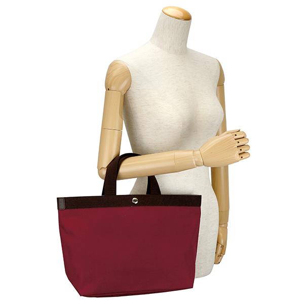 極美品】エルベシャプリエ 704 バッグ 赤 茶 レッド モカ 極美品