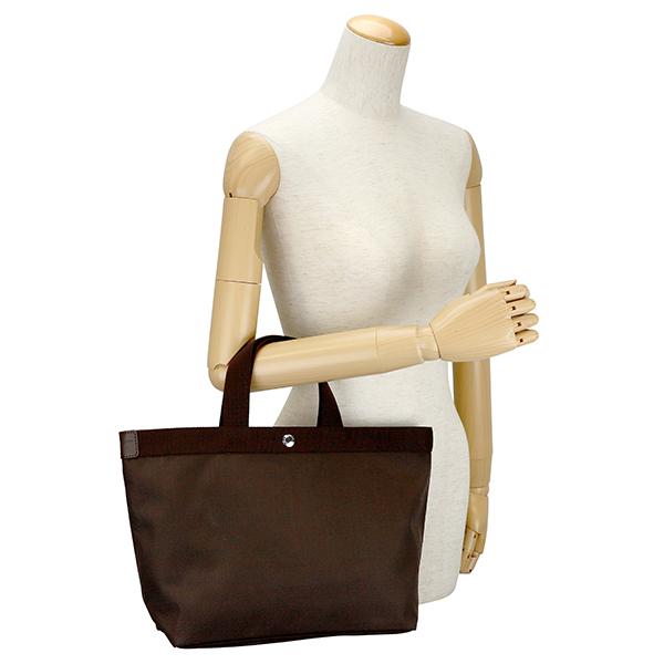 並行輸入 エルベ シャプリエ トートバッグ Herve Chapelier コーデュラナイロン 704C 6969レディース ブラウン こげ茶 | Herve Chapelier | 05