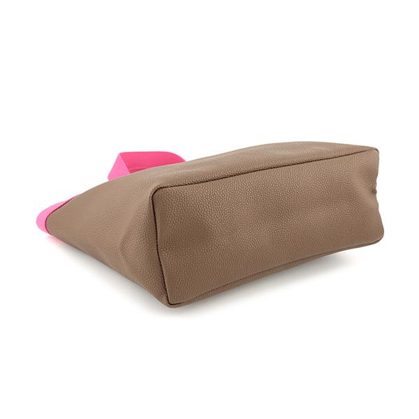 並行輸入 エルベ シャプリエ トートバッグ Herve Chapelier ペブルド グレイン コーテッド キャンバス 704GP 6454Fレディース ブラウン 茶 ピンク | Herve Chapelier | 02