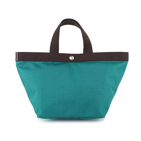 並行輸入 エルベ シャプリエ トートバッグ Herve Chapelier コーデュラナイロン 707C 40L69レディース ターコイズブルー ブラウン | Herve Chapelier