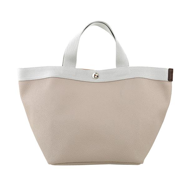並行輸入 エルベ シャプリエ トートバッグ Herve Chapelier ペブルド グレイン コーテッド キャンバス 707GP 6381レディース ベージュ | Herve Chapelier