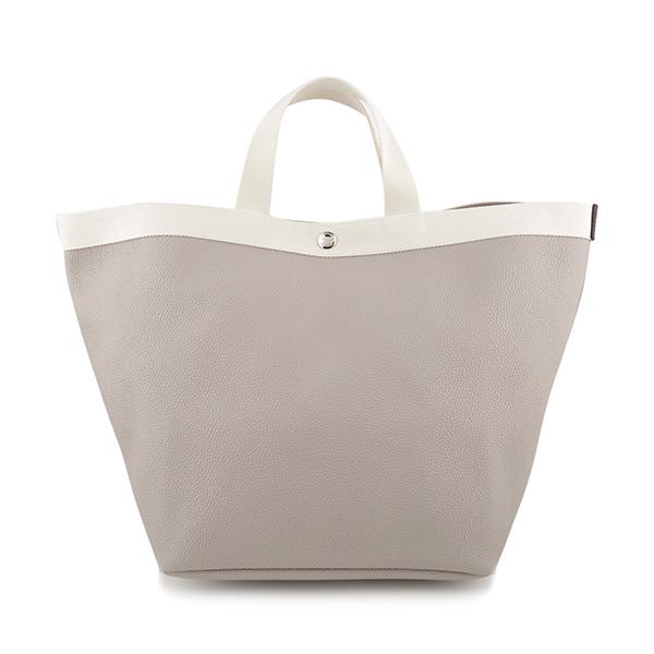 並行輸入 エルベ シャプリエ トートバッグ Herve Chapelier ペブルド グレイン コーテッド キャンバス 725GP 6302レディース グレージュ アイボリー 白 | Herve Chapelier