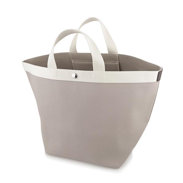 並行輸入 エルベ シャプリエ トートバッグ Herve Chapelier ペブルド グレイン コーテッド キャンバス 725GP 6302レディース グレージュ アイボリー 白 | Herve Chapelier | 03