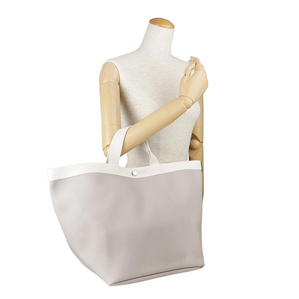 並行輸入 エルベ シャプリエ トートバッグ Herve Chapelier ペブルド グレイン コーテッド キャンバス 725GP 6302レディース グレージュ アイボリー 白 | Herve Chapelier | 05