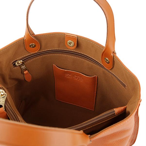 並行輸入 イルビゾンテ ハンドバッグ IL BISONTE フェデリカ A2307 P 145 BTH016 PV0001 CA124レディース キャラメル 茶系 | IL BISONTE | 06