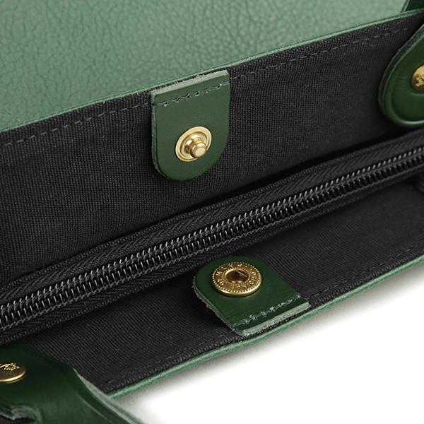 並行輸入 イルビゾンテ ハンドバッグ IL BISONTE フェデリカ A2307 P293 BTH016 PV0004 GR113Bレディース グリーン 緑 | IL BISONTE | 08