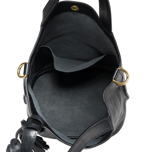 並行輸入 イルビゾンテ ハンドバッグ ブラック 黒 IL BISONTE A2599  P 153 爆買 | IL BISONTE | 04