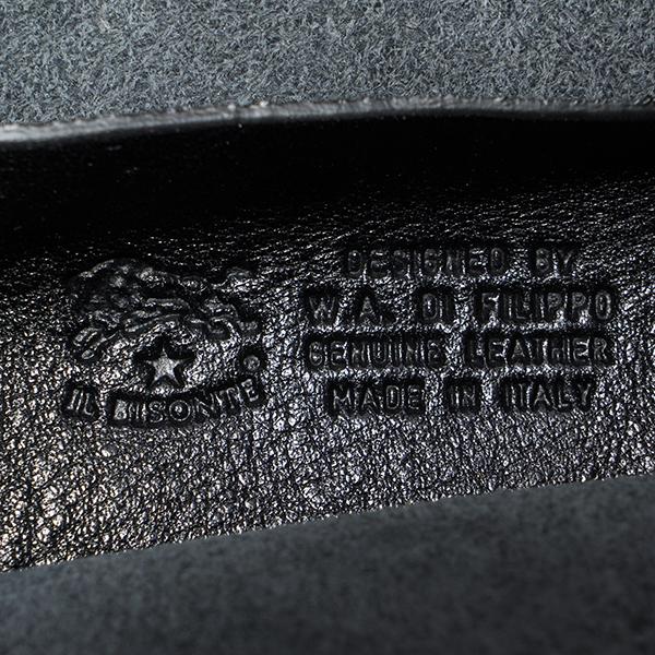 並行輸入 イルビゾンテ ハンドバッグ ブラック 黒 IL BISONTE A2599  P 153 爆買 | IL BISONTE | 08