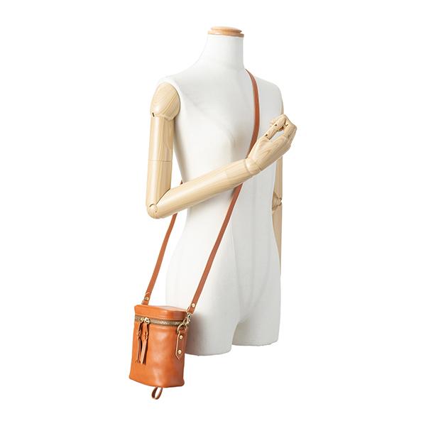 並行輸入 イルビゾンテ  ショルダーバッグ ヴァッケッタ A2611 P 145 キャラメル 茶系 爆買 | IL BISONTE | 05