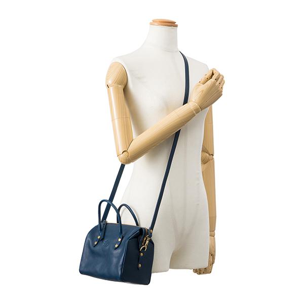 並行輸入 イルビゾンテ  ハンドバッグ ヴァッケッタ A2613  P 866 ネイビー 紺 爆買 | IL BISONTE | 05