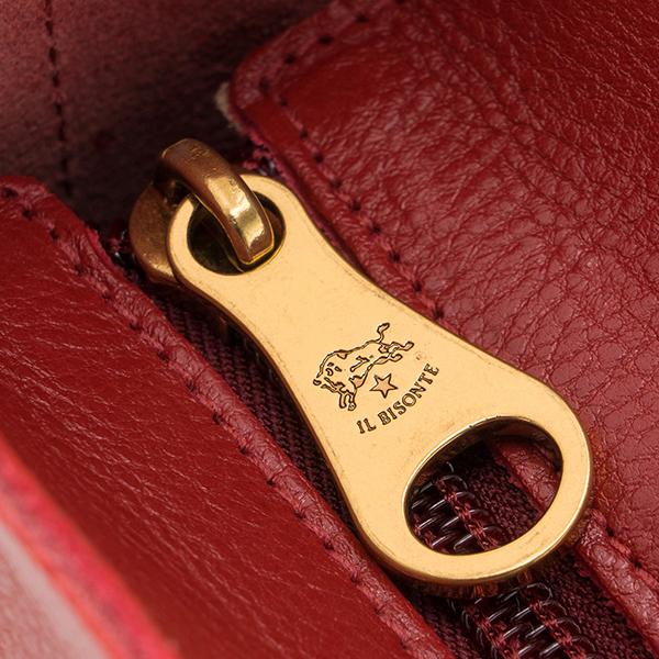 イルビゾンテIL BISONTEトートバッグレッド赤