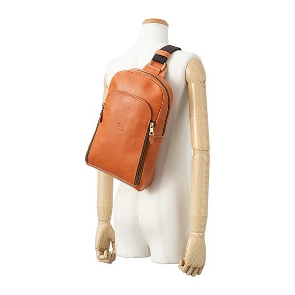 並行輸入 イルビゾンテ  ウエストバッグ・ボディバッグ ヴァッケッタ A2714 P 145 キャラメル 茶系 爆買 | IL BISONTE | 05