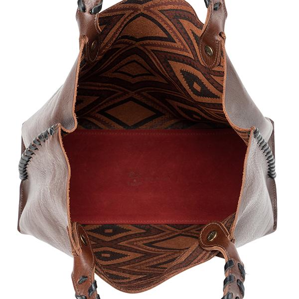 並行輸入 イルビゾンテ  ハンドバッグ ヴァッケッタ A2736 NAV 920 ブラウン 茶 爆買 | IL BISONTE | 04