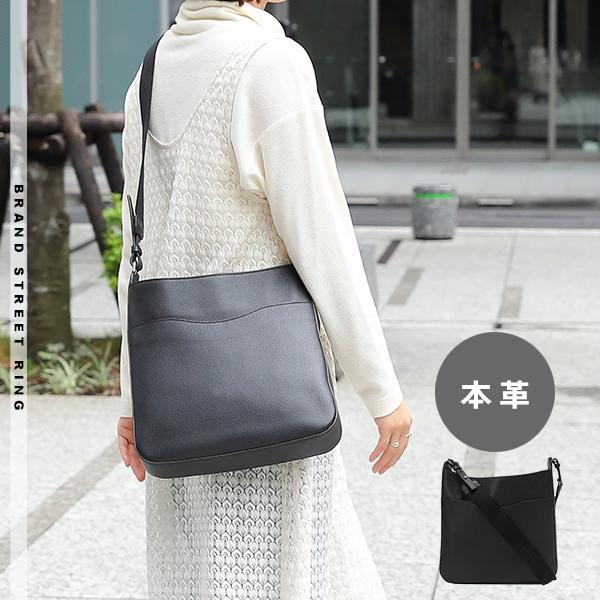 並行輸入 イルビゾンテ ショルダーバッグ IL BISONTE フィフティ オン BME030 PI0005 BK252Pユニセックス ブラック 黒 | IL BISONTE