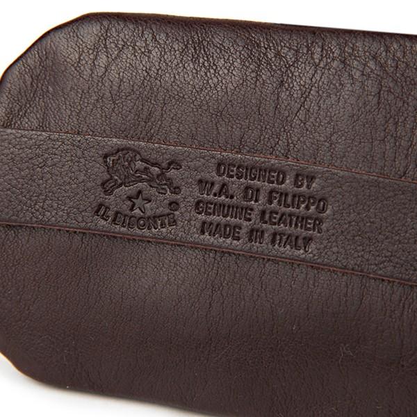 並行輸入 イルビゾンテ  キーケース ヴァッケッタ C0330 P455 ダークブラウン 爆買 | IL BISONTE | 06