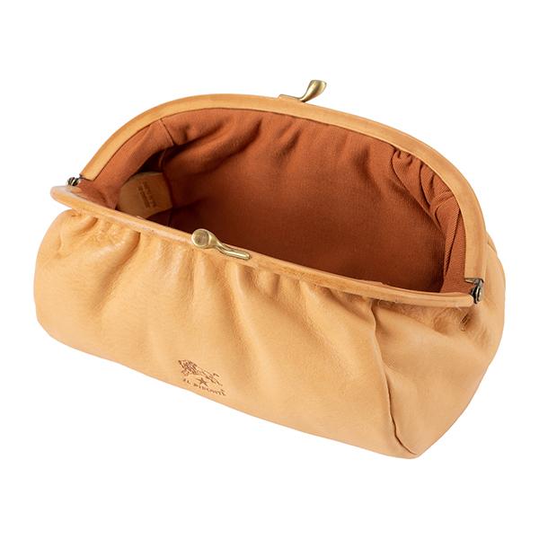 並行輸入 イルビゾンテ  ポーチ ヴァッケッタ C0410 P 120 ナチュラル ベージュ 爆買 | IL BISONTE | 03