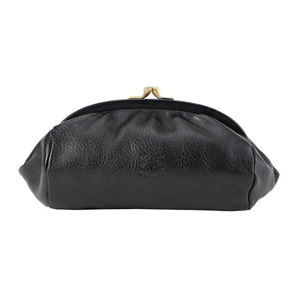 並行輸入 イルビゾンテ  ポーチ ヴァッケッタ C0410 P 153 ブラック 黒 爆買 | IL BISONTE