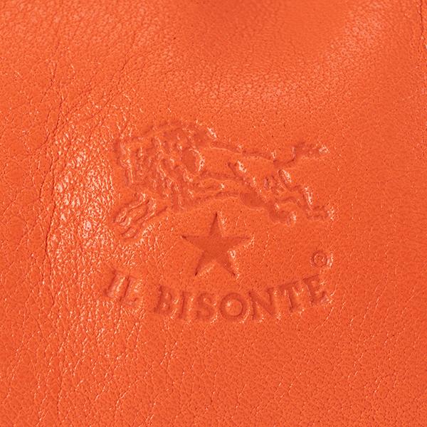 並行輸入 イルビゾンテ  ポーチ ヴァッケッタ C0410 P 166 オレンジ 爆買 | IL BISONTE | 05