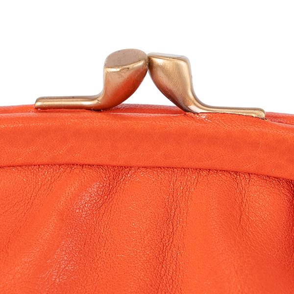 並行輸入 イルビゾンテ  ポーチ ヴァッケッタ C0410 P 166 オレンジ 爆買 | IL BISONTE | 06