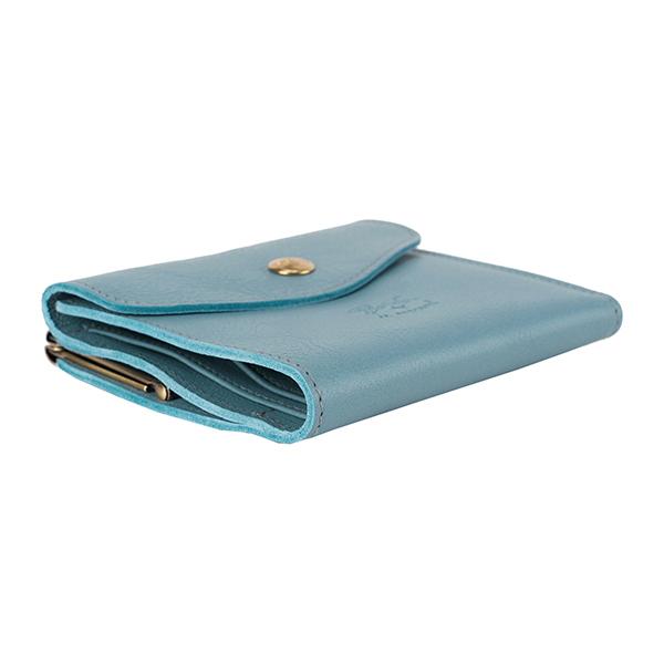 並行輸入 イルビゾンテ  2つ折り財布 ヴァッケッタ C0423 EP 1107 ライトブルー 水色 爆買 | IL BISONTE | 02