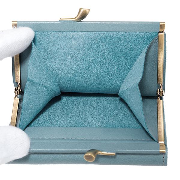 並行輸入 イルビゾンテ  2つ折り財布 ヴァッケッタ C0423 EP 1107 ライトブルー 水色 爆買 | IL BISONTE | 06